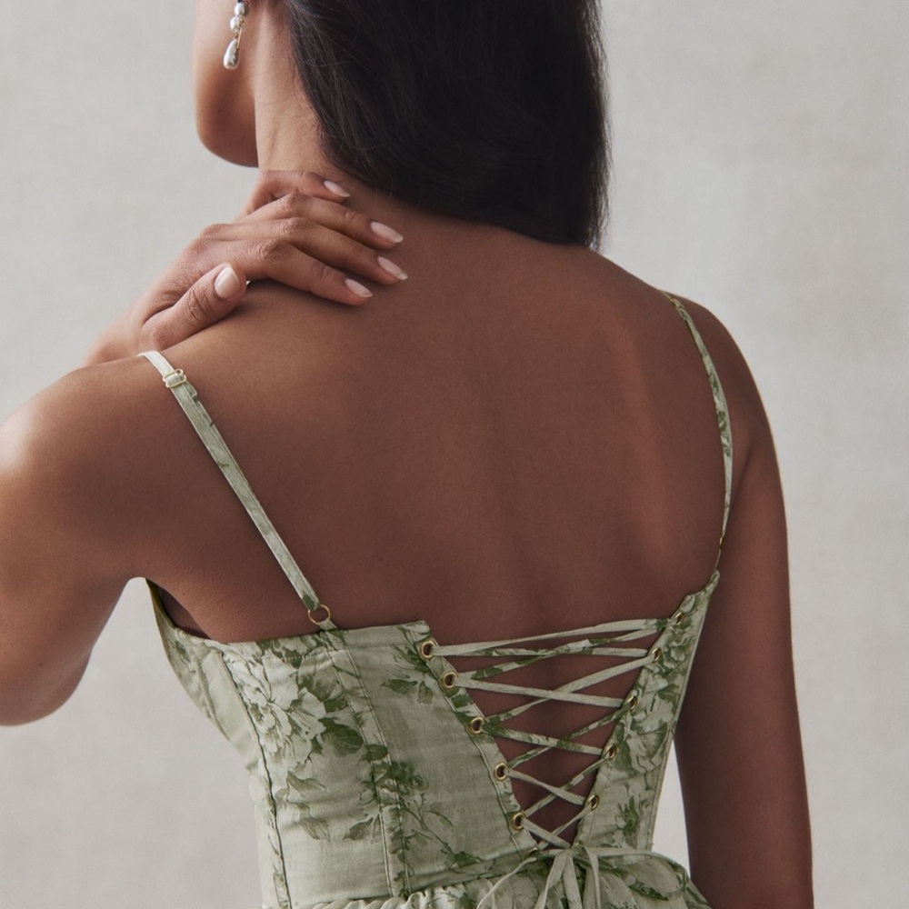 Elegant Floral Tiered Maxi Dress - Picture 4 of 4